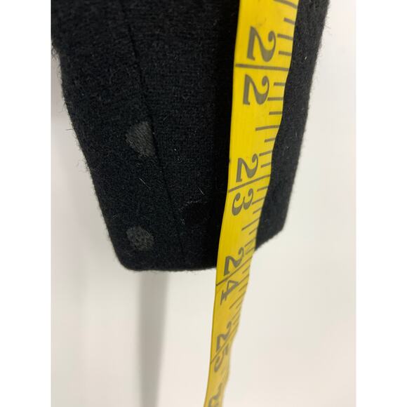 Vintage Gotham New York Black Polka Dot Blazer Jacket Cropped Work Suit - Picture 10 of 11